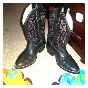 Toddler cowboy boots sz 10